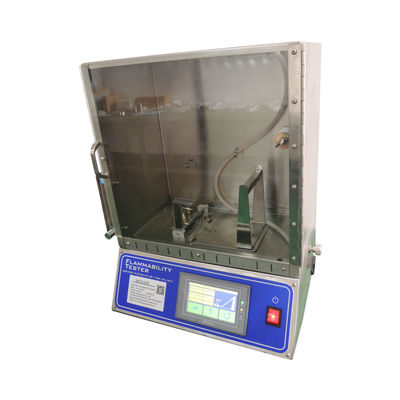 गुणवत्ता  ASTM D1230 45 Degree Flammability Tester With Glass Observation Panel कारखाना