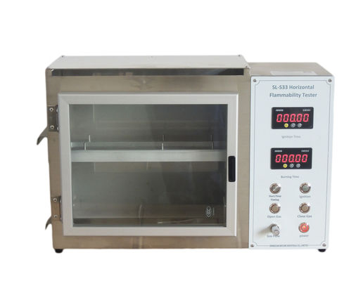 दहनशीलता परीक्षण उपकरण FMVSS 302 क्षैतिज दहनशीलता परीक्षक