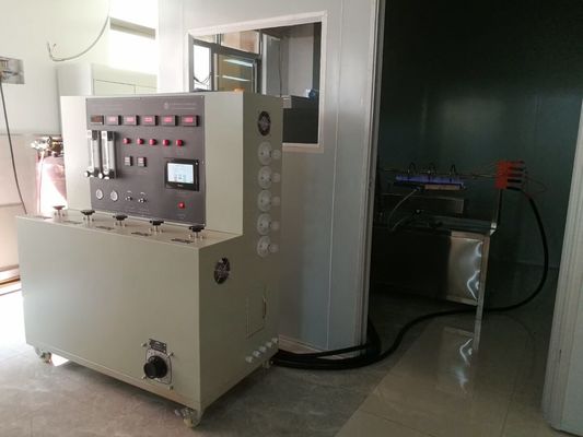 अग्नि स्थितियों में विद्युत केबलों के लिए तार लौ परीक्षण कक्ष सर्किट अखंडता