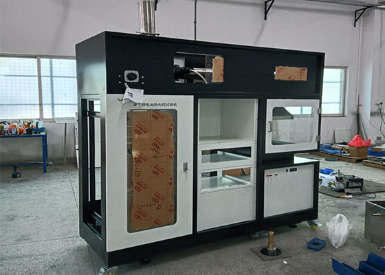 UL 9540A लिथियम बैटरी थर्मल रनवे परीक्षक ISO5660 ली बैटरी अग्नि प्रसार परीक्षण कक्ष